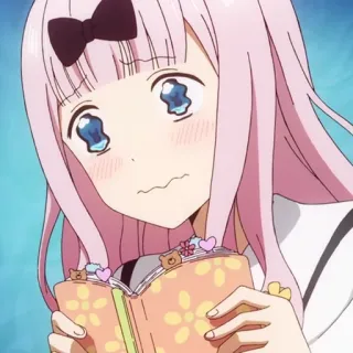 💜 Chika Fujiwara Kaguya-sama: Love Is War Аниме, Чика Фудзивара, Кагуя-сама, Милый, Мультфильм, Девушка, Каваий telegram sticker