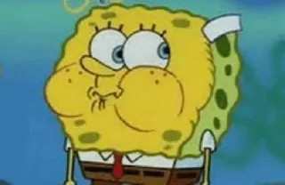 🤭 Spongebob Squarepants Мультфильм, Спанч Боб, Смешной, Nickelodeon telegram sticker