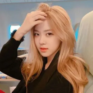 🐰 Rose k-pop, музыка, певица, роза, женщина, женщина telegram sticker