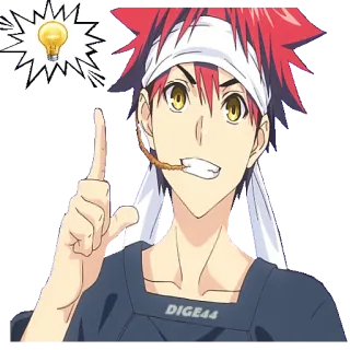 💡 DIGE44 anime, cucina, cibo, cartoni animati telegram sticker