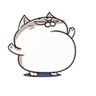 😤 Katze, Tier, Sticker, Cartoon, süß, lustig, Geste telegram sticker