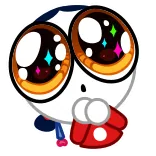 🥺 Dibujo animado, Ojos, Lindo, Kawaii, Sticker, Personaje telegram sticker