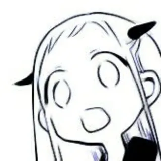 🫐 anime, manga, scioccato, sorpreso, cartone animato telegram sticker