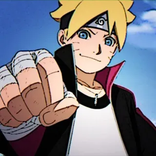 😛 Boruto Uzumaki Boruto อนิเมะ, มังงะ, นินจา, โบรุโตะ อุซึมากิ, โบรุโตะ, นารูโตะ telegram sticker