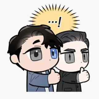 👍 …! cartoon, anime, thumbs up, approval, like, agreement telegram sticker