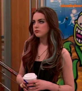 🖤 Jade West Victorious Jade West, Victorious, Mädchen, Teenager, Nickelodeon, TV-Serie, Charakter whatsapp sticker