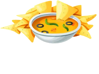 🍛 Nachos, Patatas fritas, Salsa, Salsa para untar, Comida, Mexicano telegram sticker