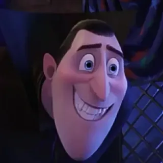😁 Count Dracula Hotel Transylvania desenho animado, vampiro, monstro, animado, personagem, Hotel Transilvânia, Drácula, Conde Drácula telegram sticker