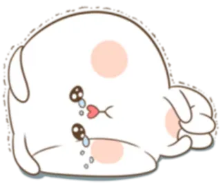 😳 грустный, плачущий, слёзы, милый, мультик, животное telegram sticker