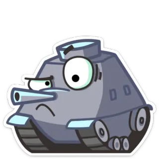 😐 tank, kartun, kendaraan, militer, perang, baju besi whatsapp sticker