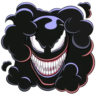 😁 Venom Marvel, Comics, Symbiont, Bösewicht, Monster whatsapp sticker