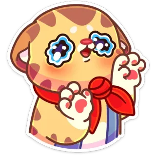 🥺 猫, かわいい, 泣く, 漫画, 動物, ステッカー telegram sticker