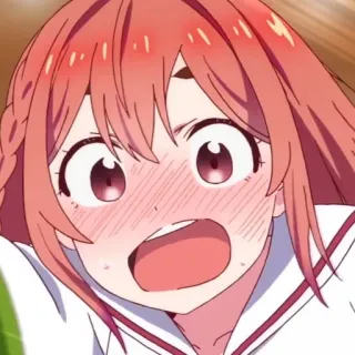 🌸 Sumi Sakurasawa Rent-A-Girlfriend Аниме, Мило, Девушка, Суми Сакурасава, Rent-A-Girlfriend, Аниме Девушка, Румянец telegram sticker