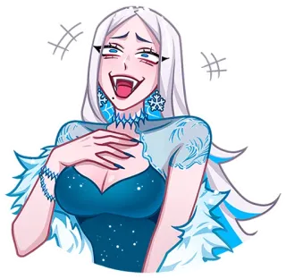 Снежная Карина • @TgSticker telegram stickers