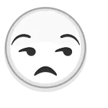 Albino Emoji @TgEmojis telegram emojis 😒