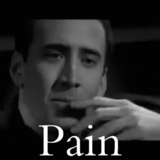 🖤 Pain 痛苦, 难过, 情感, 感觉, 沮丧 telegram sticker