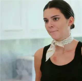 ✨ Kendall Jenner celebrità, modella, Kendall Jenner, foulard telegram sticker