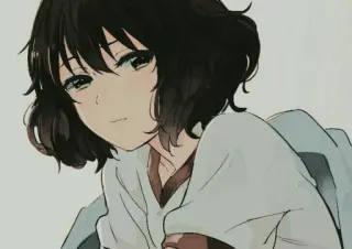 💬 anime, manga, girl, portrait, illustration, cute, woman, character telegram sticker
