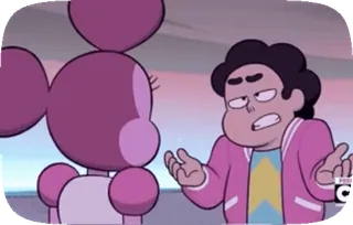 🤨 Steven Universe cartoon, animatie, personage, tv-serie telegram sticker