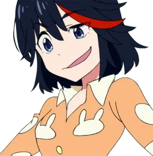 😏 Ryuko Matoi Kill la Kill Anime, Personaggio, Kill la Kill, Ryuko, Matoi whatsapp sticker