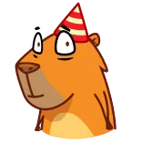 Jonny Сapybara telegram stickers