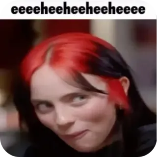 Billie Eilish by @billsiw whatsapp stickers