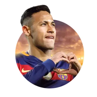 ❤ Neymar joueur de foot, sport, athlète, football, brésil, neymar telegram sticker