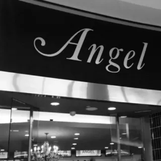 👼 Angel angelo, negozio, insegna, negozio, boutique telegram sticker