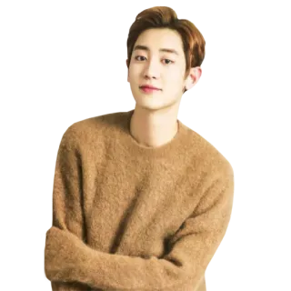 😊 Porträt, Mann, Koreanisch, Pullover, Person, Berühmtheit, Schauspieler telegram sticker