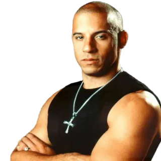 😎 Vin Diesel, Acteur, Célébrité, Chauve, Dur, Fast and Furious telegram sticker