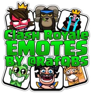 Clash Royale Emotes by RafQ whatsapp stickers