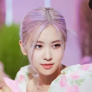 🌸 Rosé Rosé, Blackpink, K-pop, cantante, idol, musica whatsapp sticker