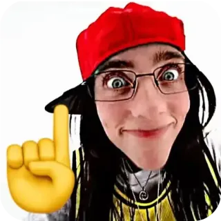 ☝️ Billie Eilish telegram sticker