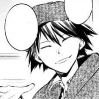🐁 Ranpo Edogawa Bungou Stray Dogs Ranpo Edogawa, Bungou Stray Dogs, detective, anime, manga, personage telegram sticker