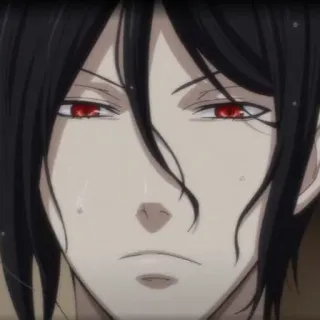 🔌 Sebastian Michaelis Black Butler อนิเมะ, ปีศาจ, พ่อบ้าน, เซบาสเตียน, Black Butler telegram sticker