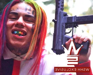 🔫 6ix9ine rapper, arma, arco-íris, pessoa, música, hip hop telegram sticker
