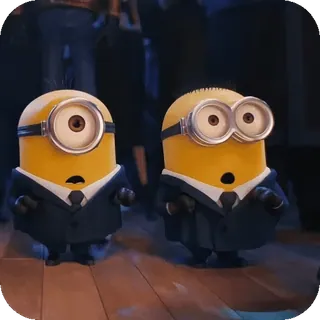 ๐ Minions Despicable Me minions, despicable me, animated, cute, funny, business, suits telegram sticker