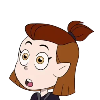 😮 Willow Park The Owl House dibujos animados, animado, bruja, búho, casa telegram sticker
