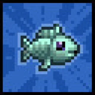 🐬 pez, pixel art, agua, mar, océano, juego telegram sticker