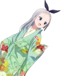 😍 Anime, Gadis, Kimono, Manga, Ilustrasi whatsapp sticker