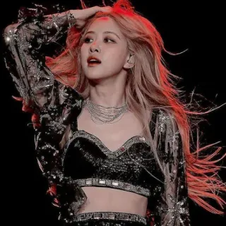 💦 Rosé Rosé, Blackpink, K-pop, cantora, música telegram sticker