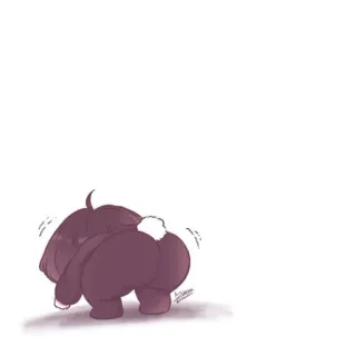 🍑 만화, 동물, 곰, 귀여운 telegram sticker