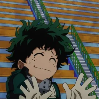 🌟 Izuku Midoriya My Hero Academia Anime, My Hero Academia, Izuku Midoriya, Deku telegram sticker