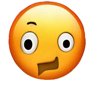🥑 絵文字, 困惑, 表情, 顔, 質問, 不明, 思考 telegram sticker