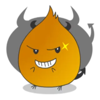 😈 мультфильм, дьявол, демон, монстр, персонаж, существо telegram sticker