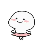 😍 dễ thương, nhảy, hoạt hình, vui vẻ, kawaii, nhân vật whatsapp sticker