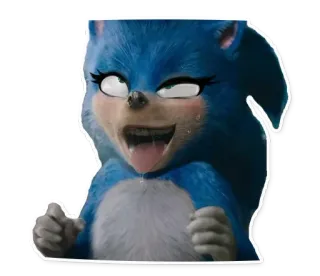 🤤 Sonic sonic, video game, meme, sticker, funny, character telegram sticker