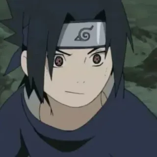 🎧 Sasuke Naruto anime, sasuke, naruto, manga, sharingan, ninja telegram sticker