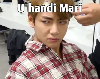 👀 U handi Mari telegram sticker