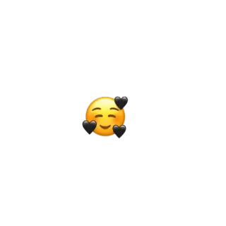 🥰 Эмодзи, Сердечки, Счастливый telegram sticker